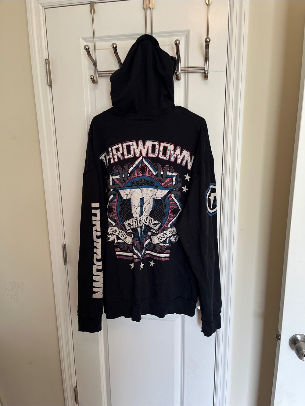 Vintage Throwdown Full zip MMA Hoodie